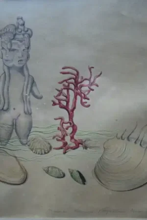 Achat Immédiat "DIVINITE,CORAIL,COQUILLAGES" Mieke VOGELER (All),MEXICO 1944